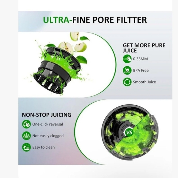 AHNR Cold Press Juicer  Machine 300W Slow Masticating Juicer BENIFITS CHARITY - Picture 5 of 12